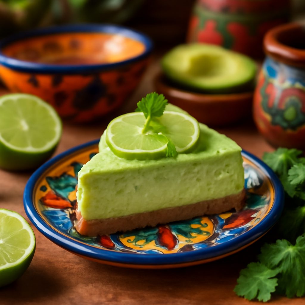 Cheesecake Avocado e Lime Messicana Low Carb