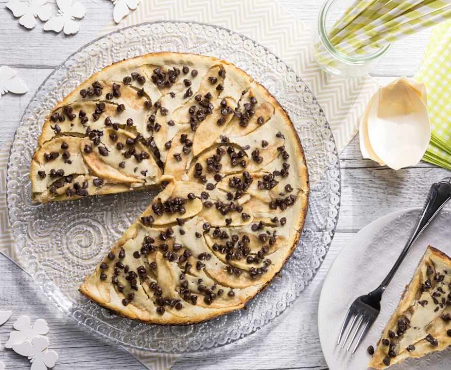 Cheesecake cotta alle mele Low Fat