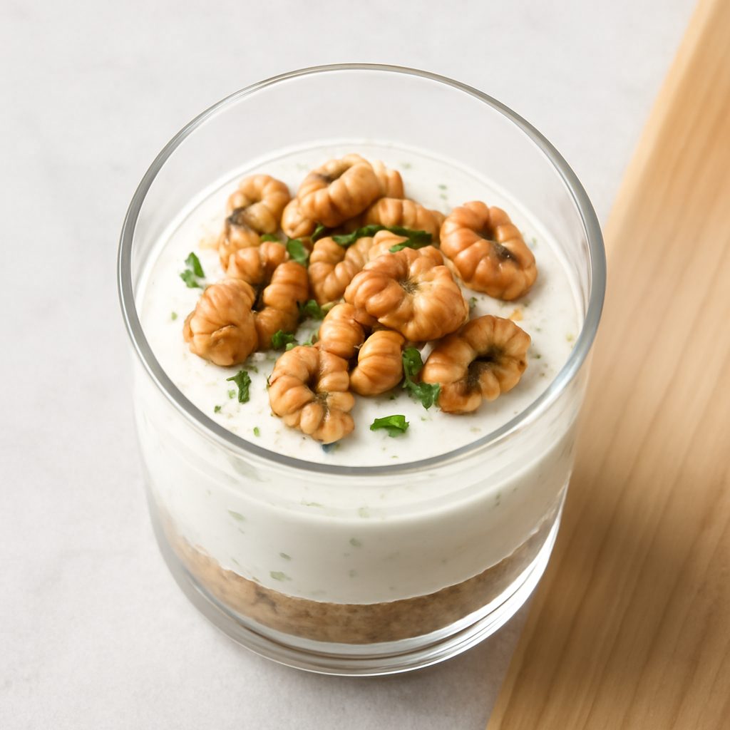 Cheesecake in bicchierino al gorgonzola e noci Low Fat