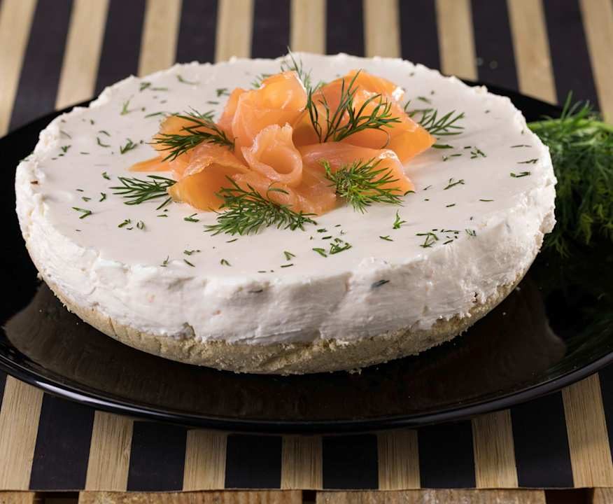Cheesecake integrale alla robiola e salmone Protein