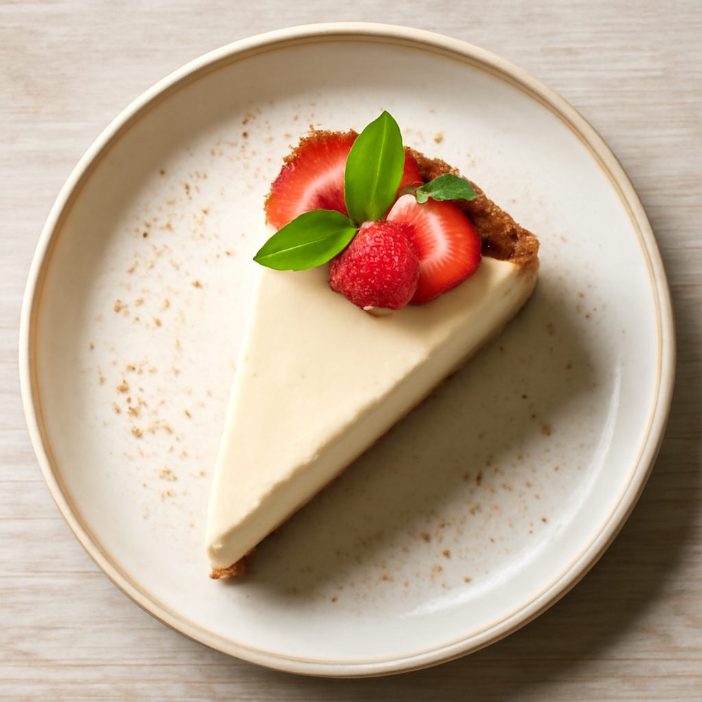Cheesecake proteica alle barbabietole con salmone affumicato low-carb