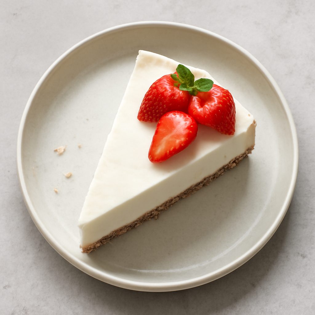 Cheesecake di Focaccia alla Stracciatella
