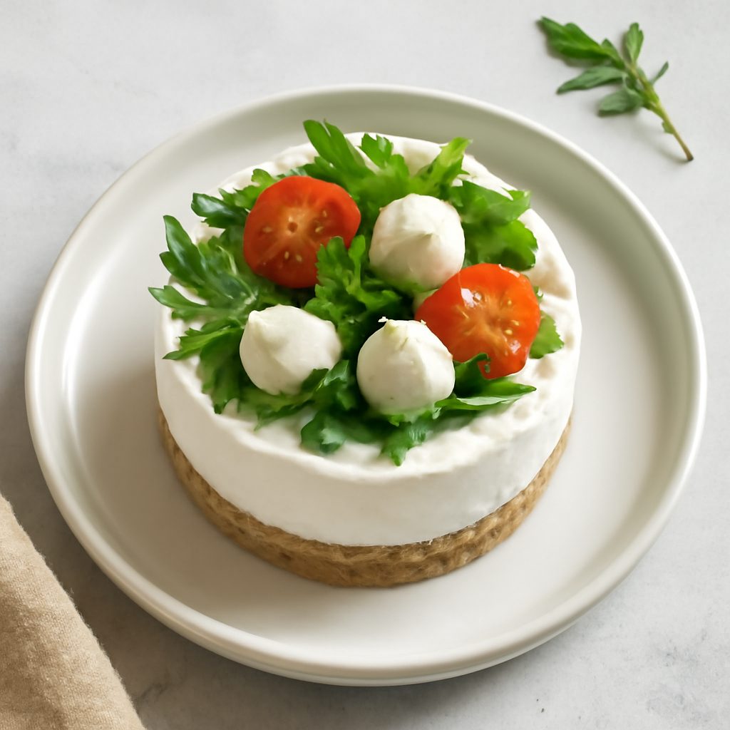 Cheesecake Salata con Verdure al Vapore Protein