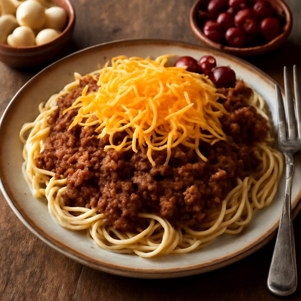 Chili alla Moda di Cincinnati dello Chef John