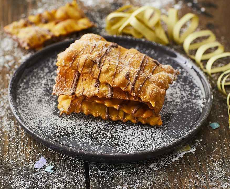 Chiacchiere zucca e cioccolato Protein