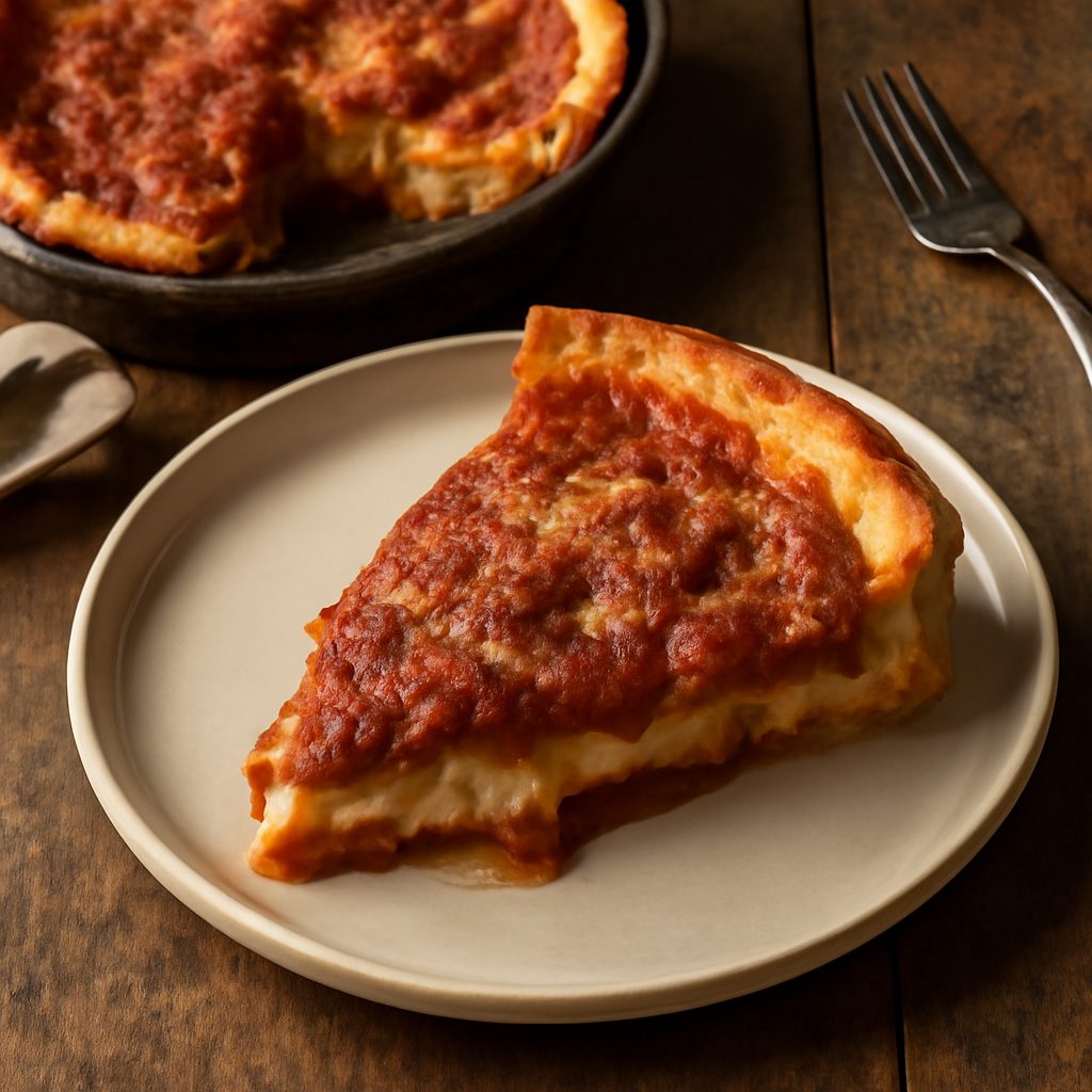 Pizza in Teglia nello Stile di Chicago