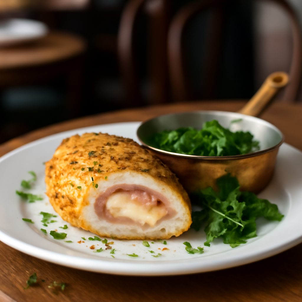 Chicken Cordon Bleu in Padella