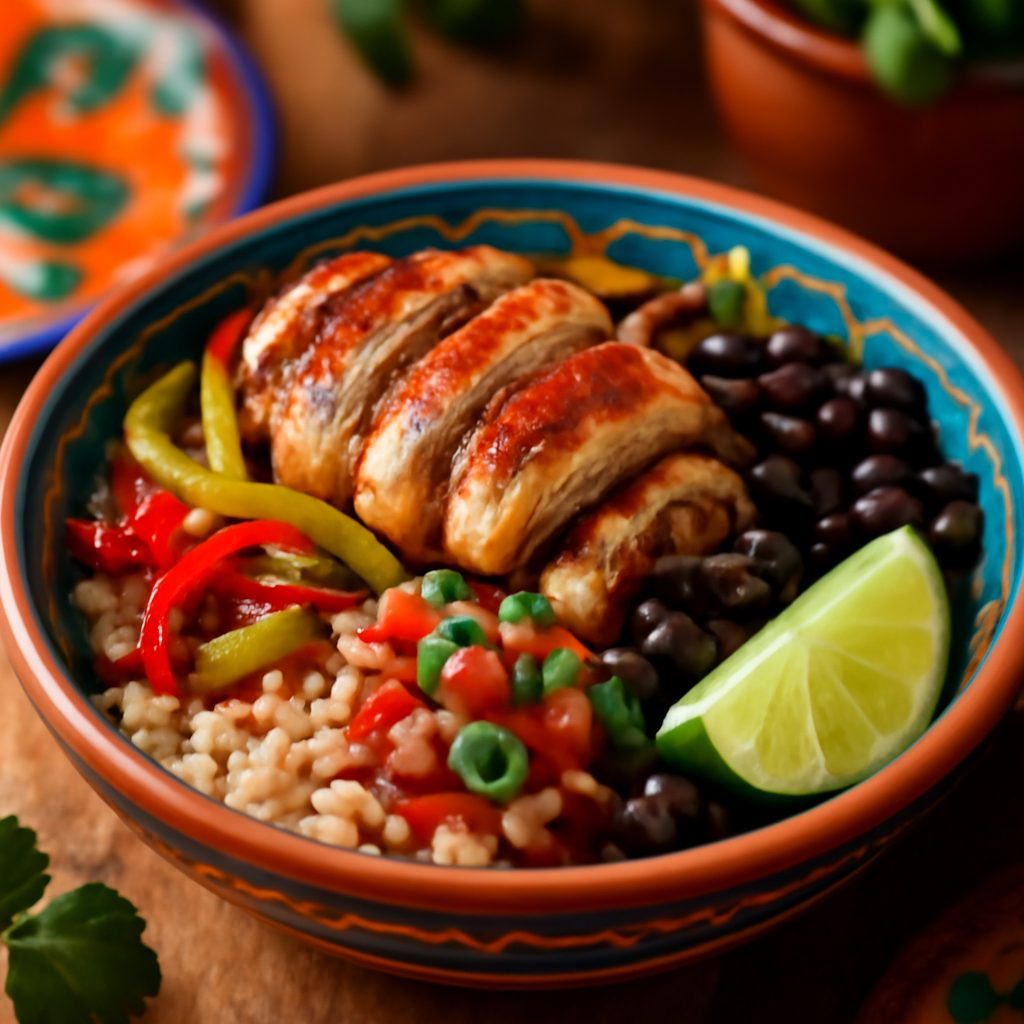 Chicken Fajita Bowl Low-Carb