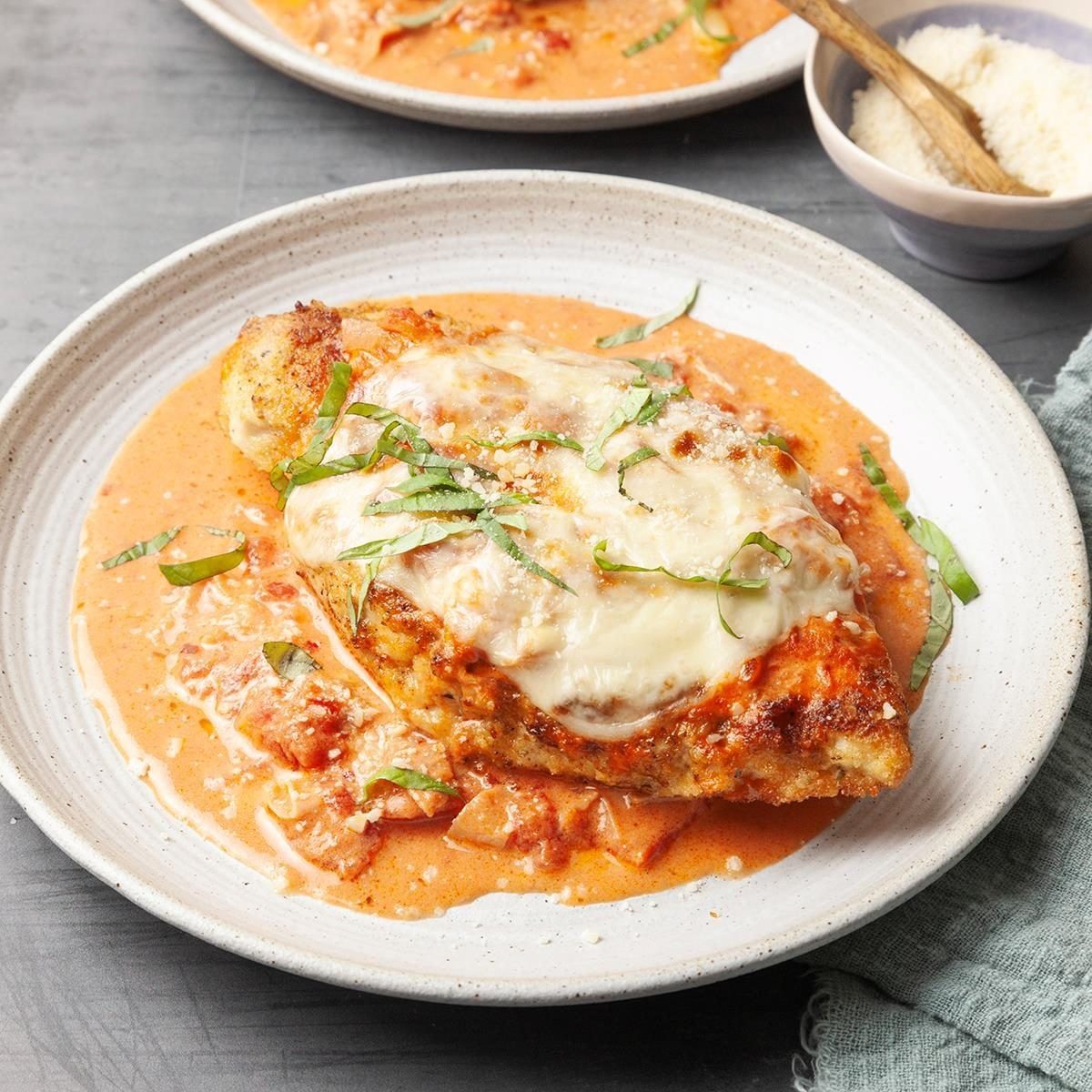 Chicken Parmesan with Vodka Sauce Protein