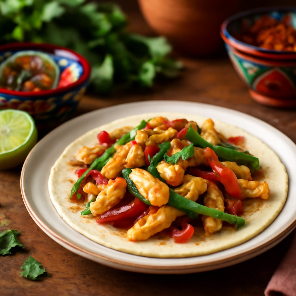 Chicken Pineapple Fajitas Light Low-Carb