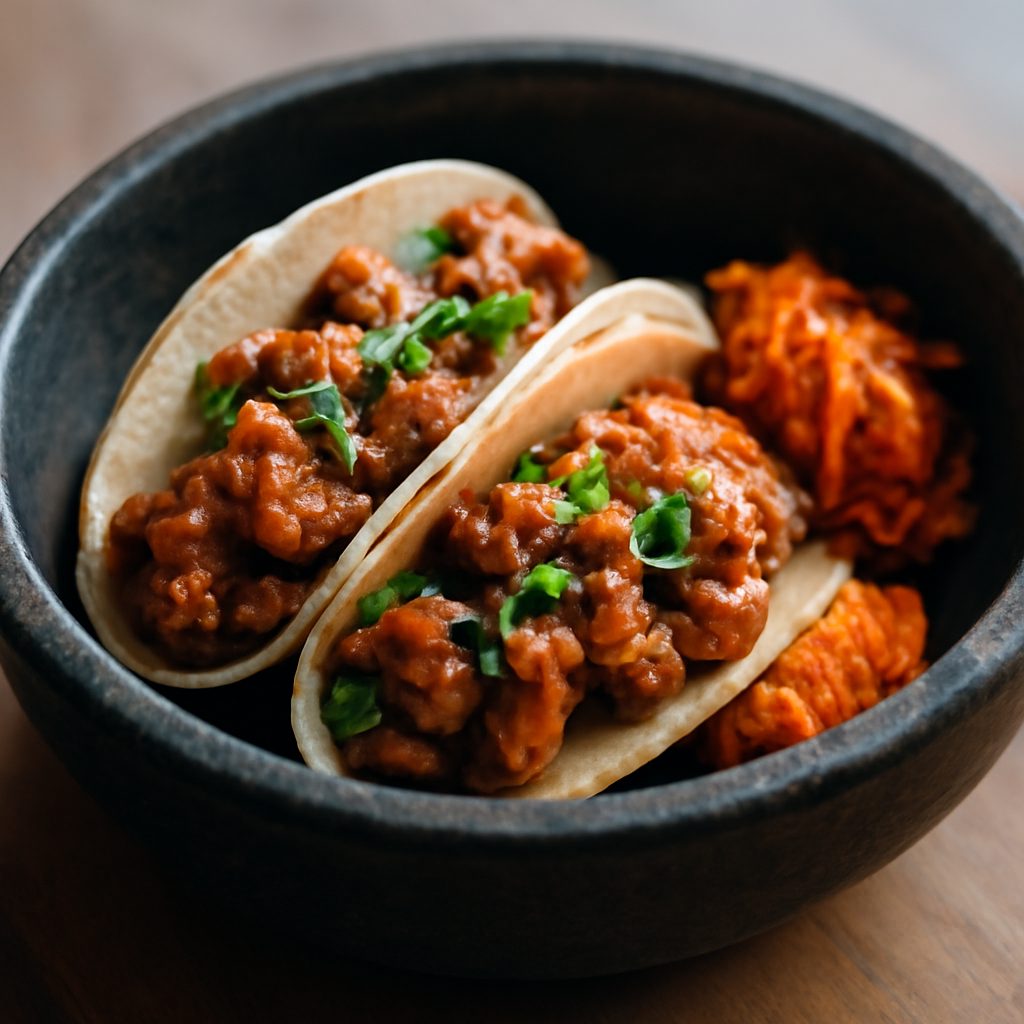 Chicken Thigh Bulgogi Tacos Low-Carb