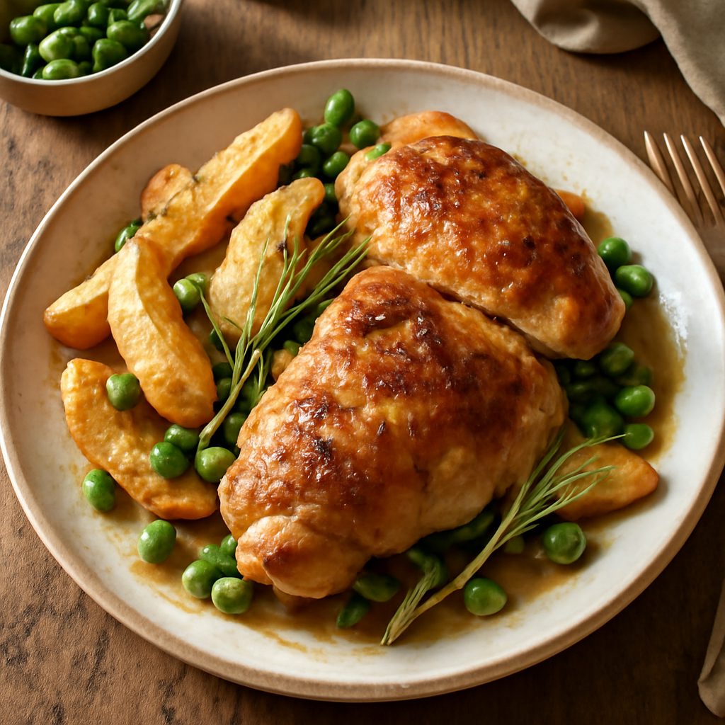 Pollo alla Vesuvio