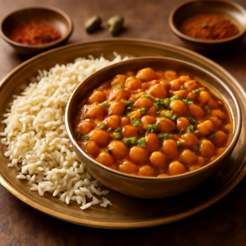Chickpea Curry High- Low Carb