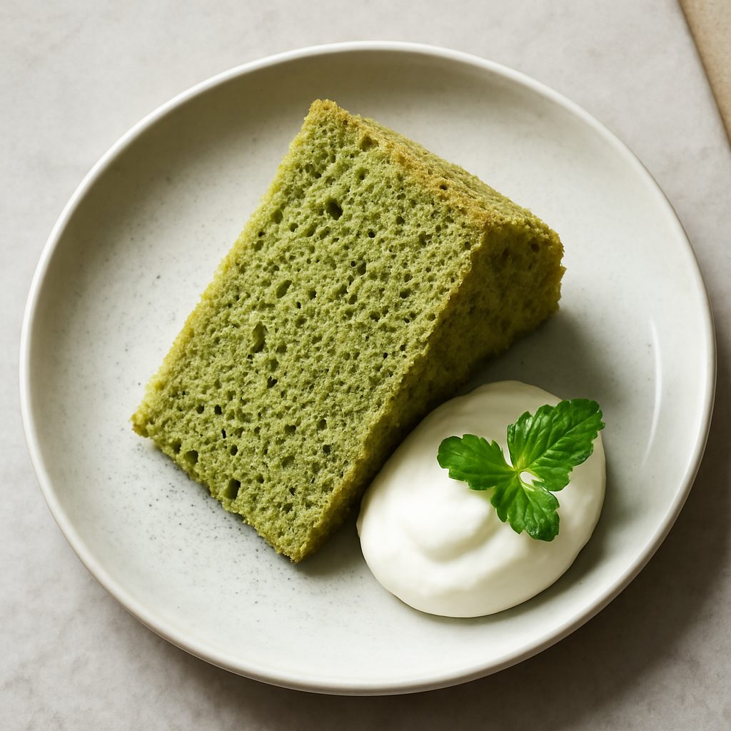 Chiffon cake al tè verde matcha