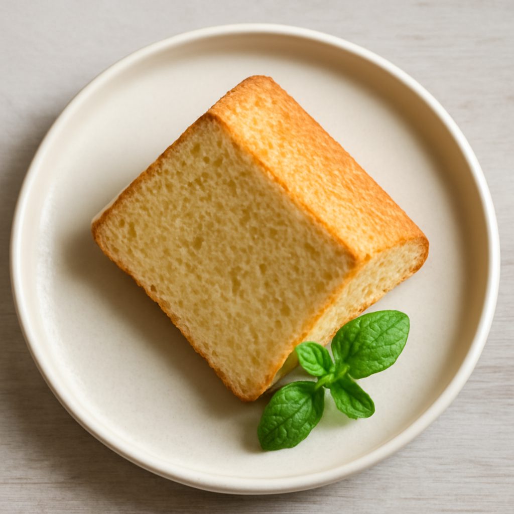 Chiffon Cake Proteico alla Vaniglia con Crema al Latte Low-Carb