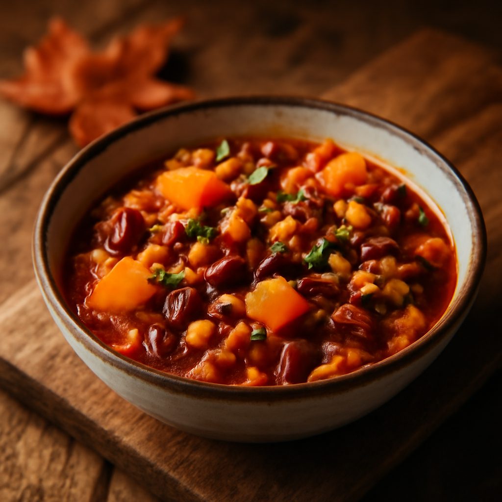 Chili di Tacchino e Zucca Canadese