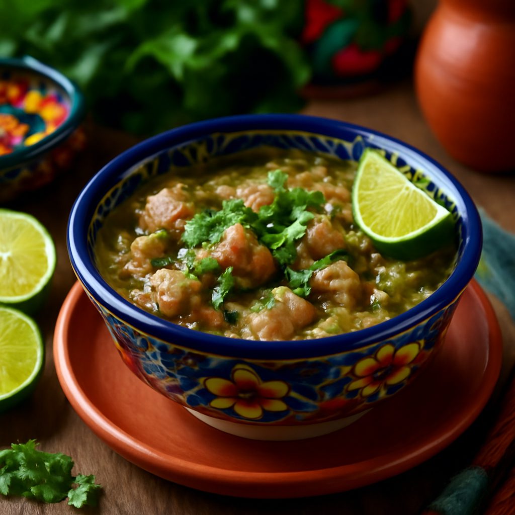 Chili Verde Messicano con Pollo