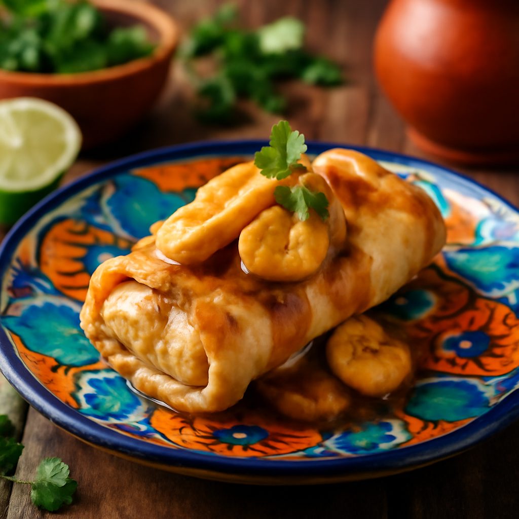 Chimichanga alle Banane Foster Low Fat