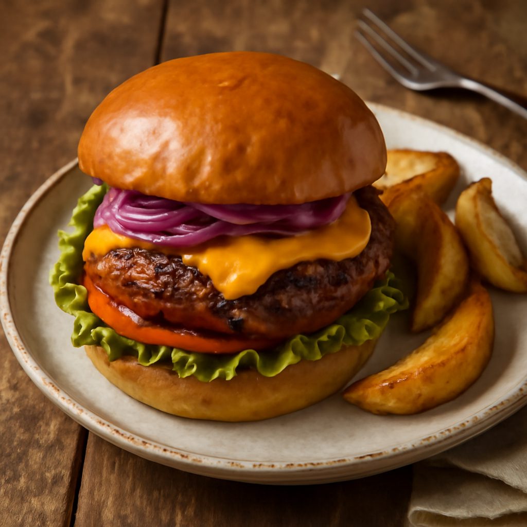 Hamburger di Manzo e Chorizo Low Carb