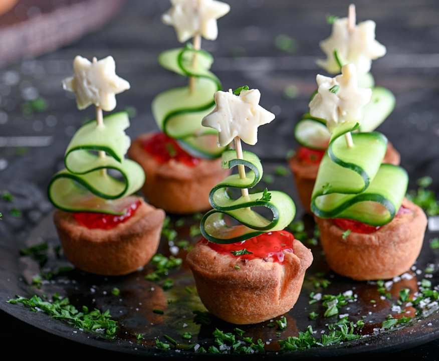 Christmas Tree Tartlets