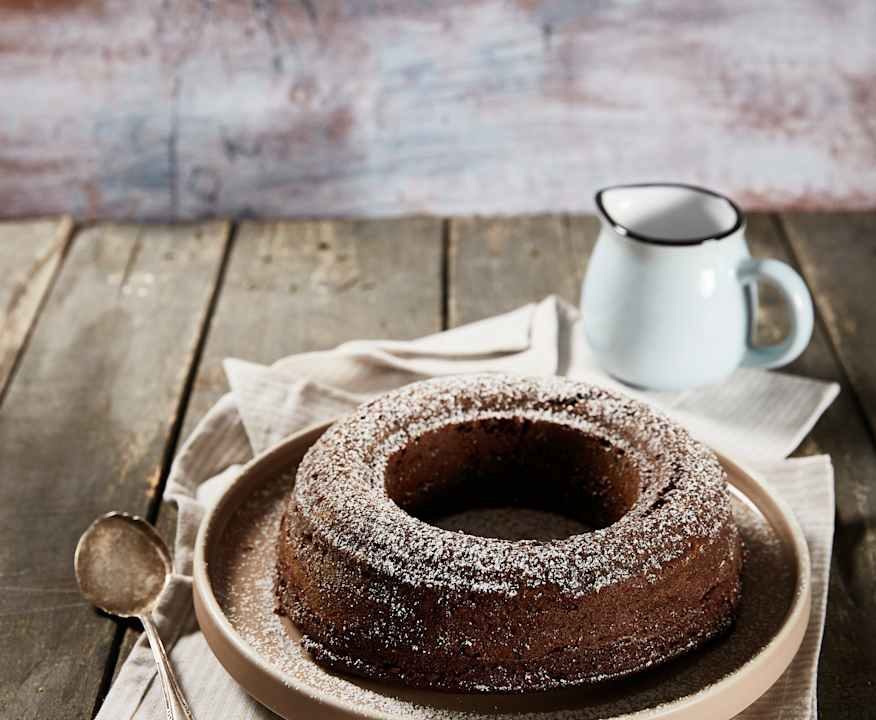 Ciambella al cioccolato e crema gianduia Low Fat