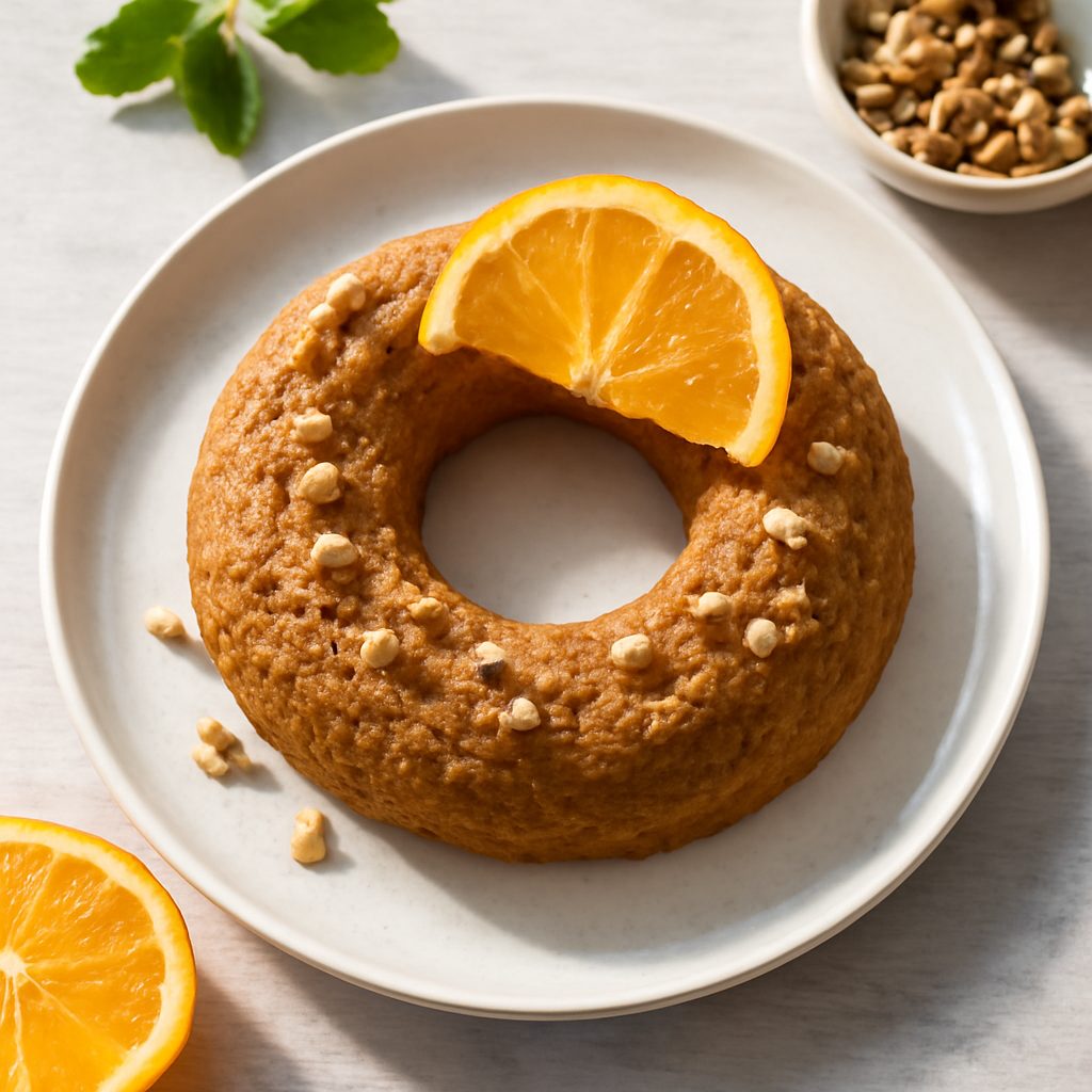 Ciambella all'arancia e noci