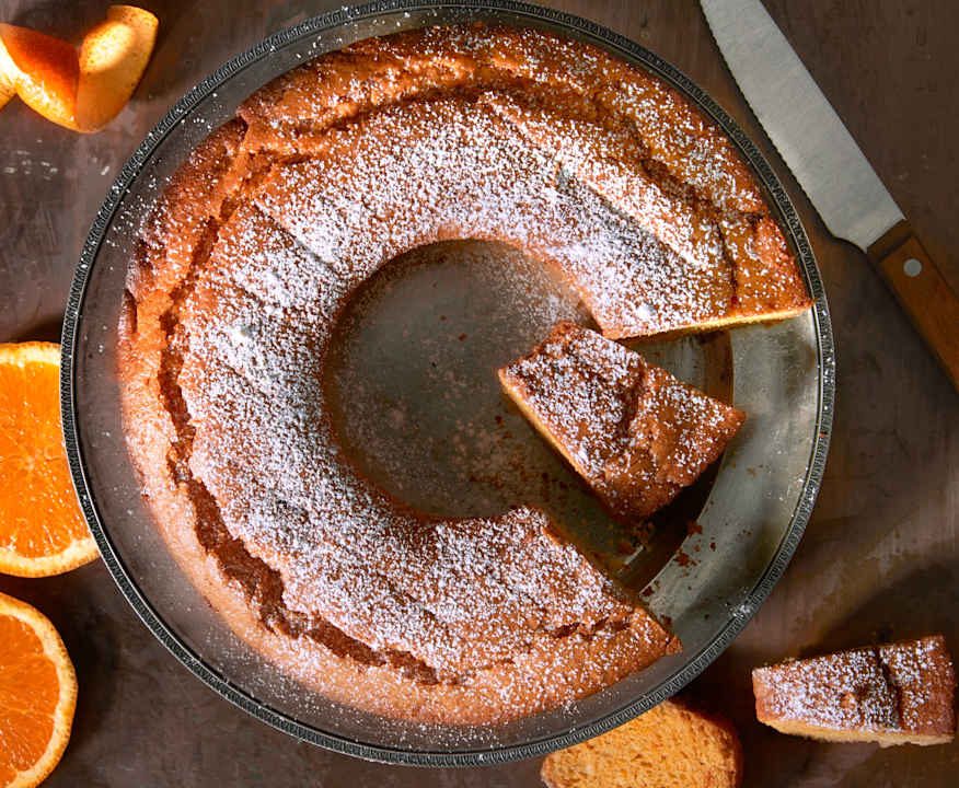 Ciambella all'arancia (vegan) Low Fat