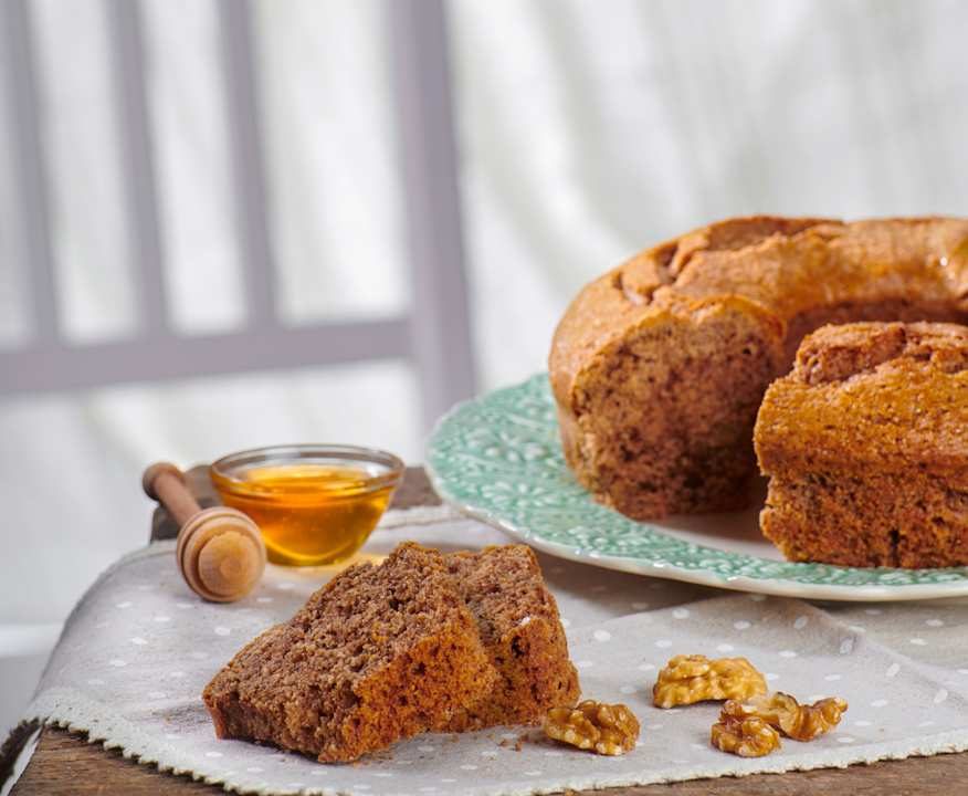 Ciambellone integrale noci e fichi Low Carb