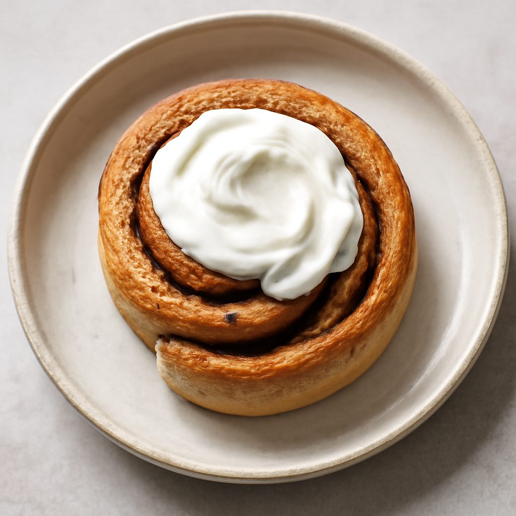 Cinnamon Roll con Noci Caramellate