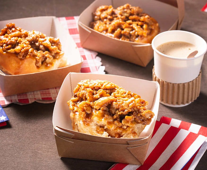 Cinnamon Rolls con noci caramellate Low Fat