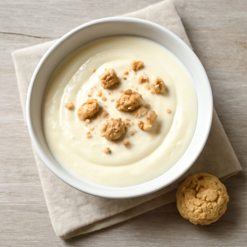 Cioccolata bianca calda agli amaretti Low-Carb Proteica
