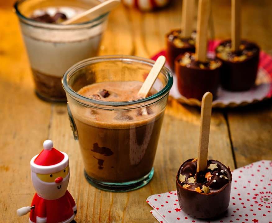 Cioccolata calda all'arancia su stecco Protein