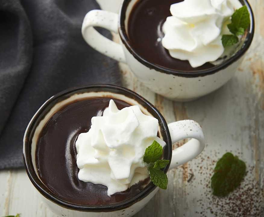 Cioccolata calda alla menta Low Fat