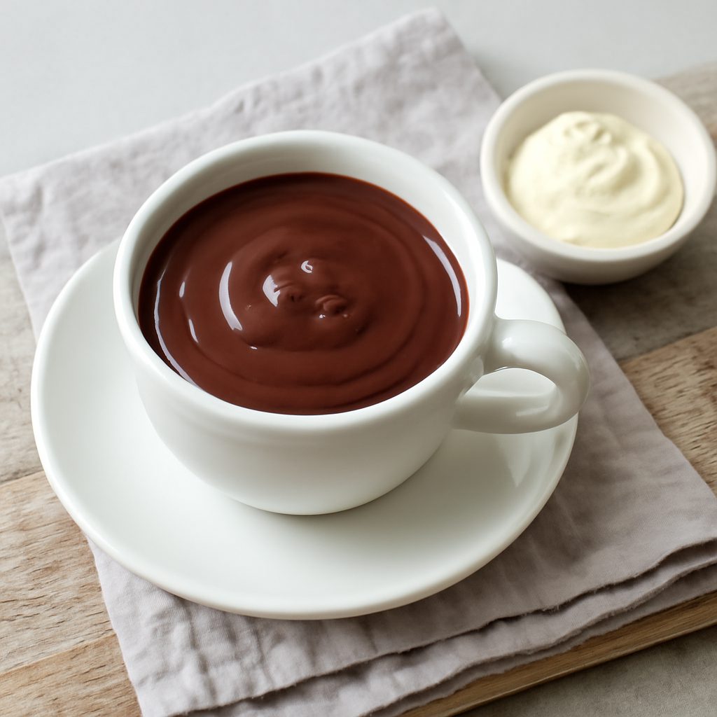 Cioccolata calda proteica alla menta low-carb