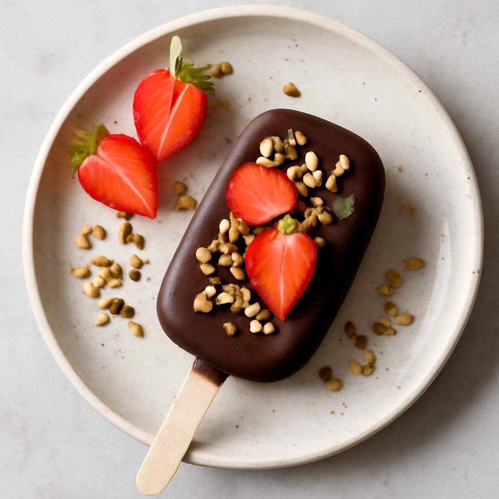 Cioccolata su stecco proteico low-carb
