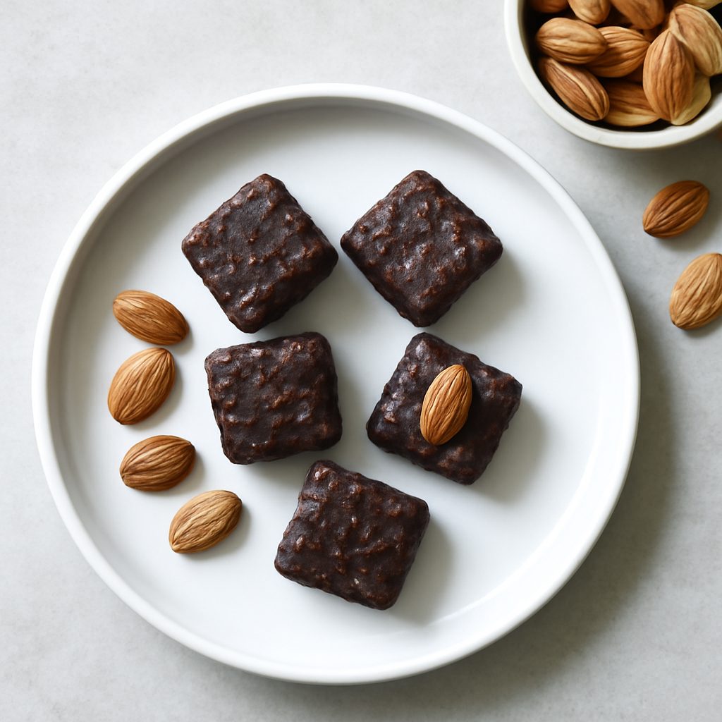 Cioccolatini alle mandorle proteici low-carb