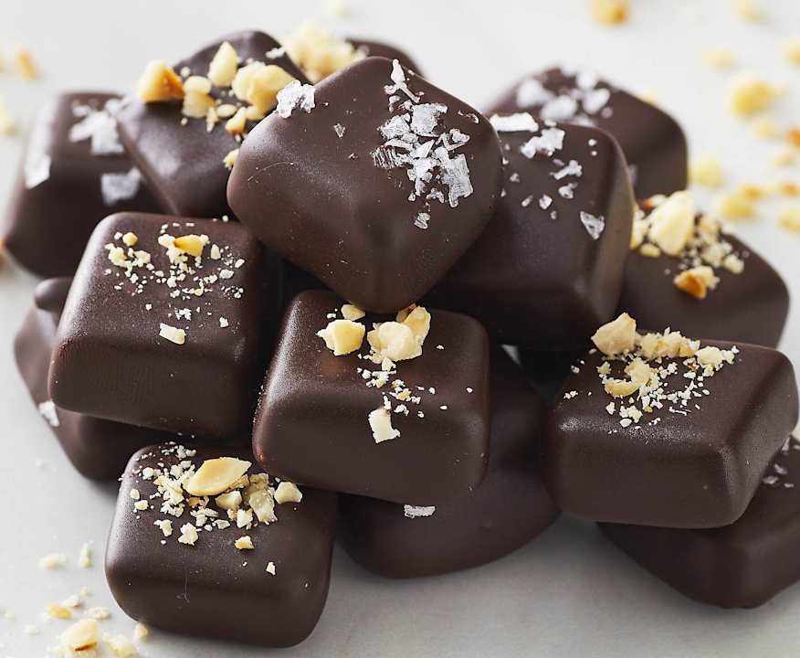Cioccolatini fondenti con cuore di banana Low Fat
