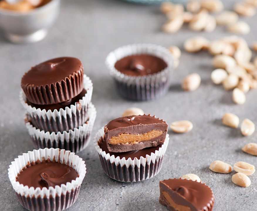 Cioccolatini ripieni al burro di arachidi Low Carb