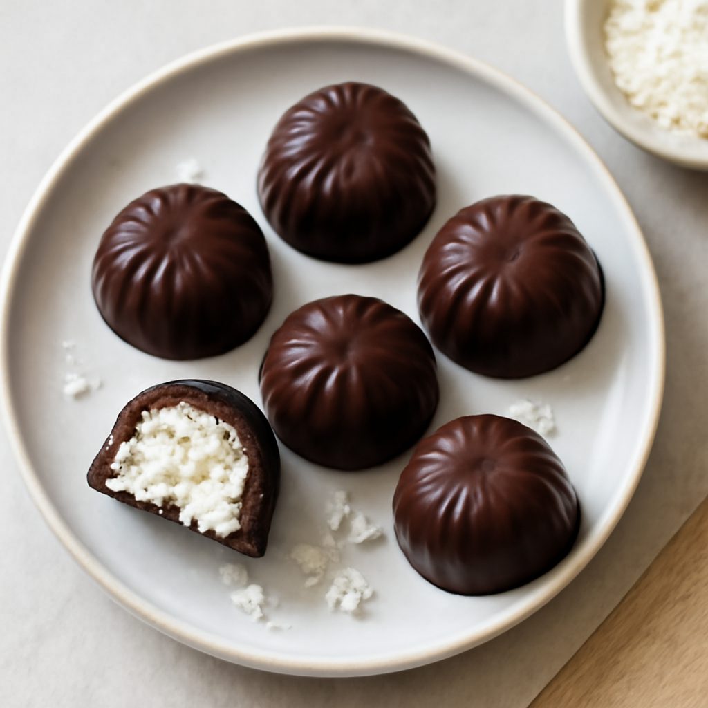 Cioccolatini ripieni al cocco proteici low-carb