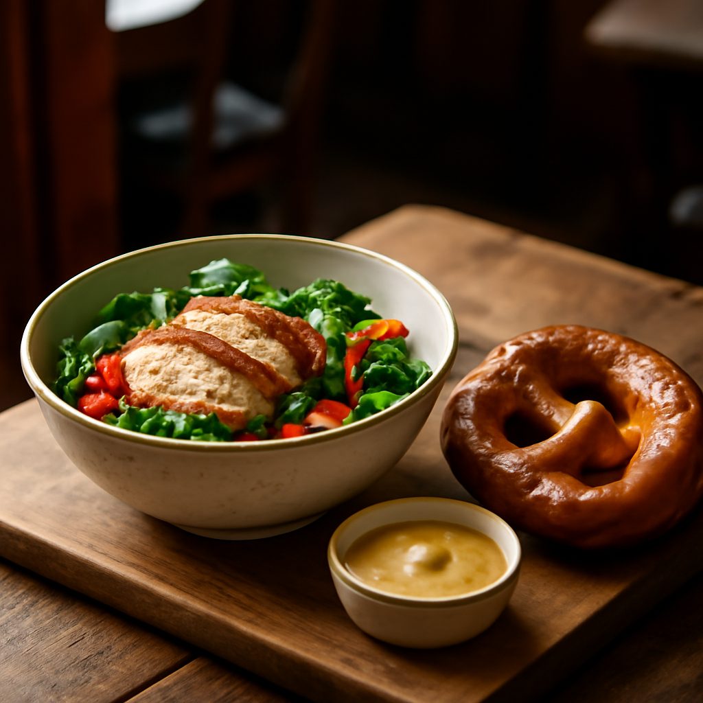 Ciotola di Pretzel Proteica Low-Carb
