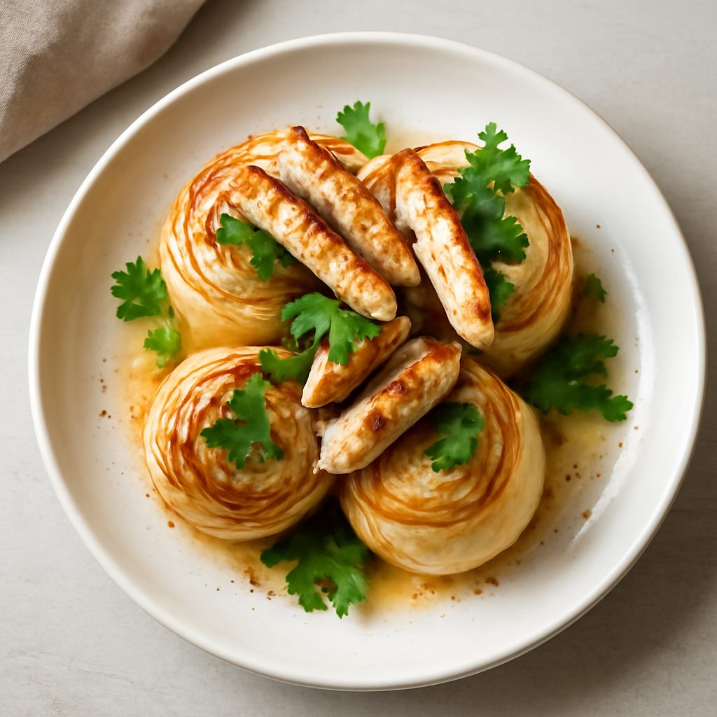 Cipolle dorate con tofu