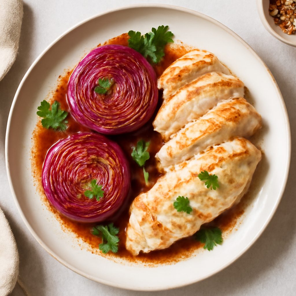 Cipolle piccanti insaporite Low-Carb Proteiche