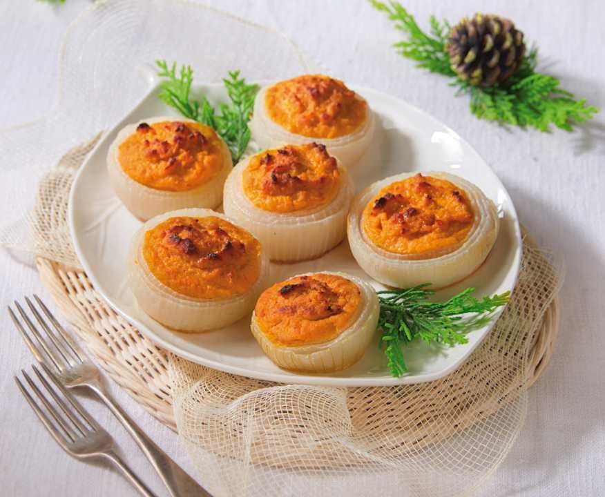 Cipolle ripiene zucca e amaretti Protein