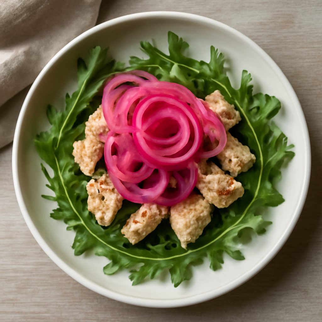 Cipolle sottaceto proteiche low-carb