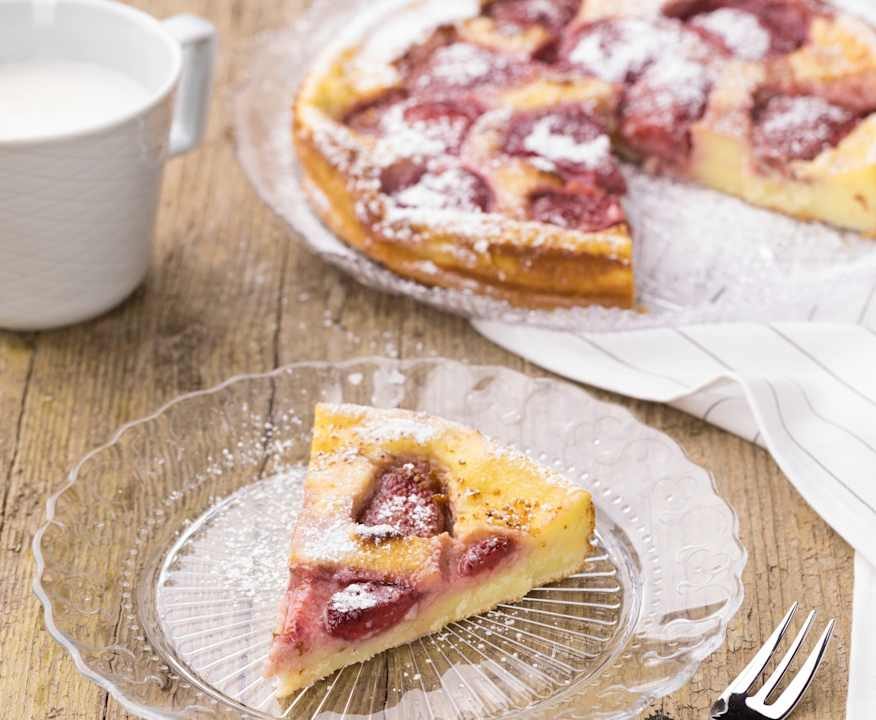 Clafoutis alle fragole (senza glutine) Low Fat