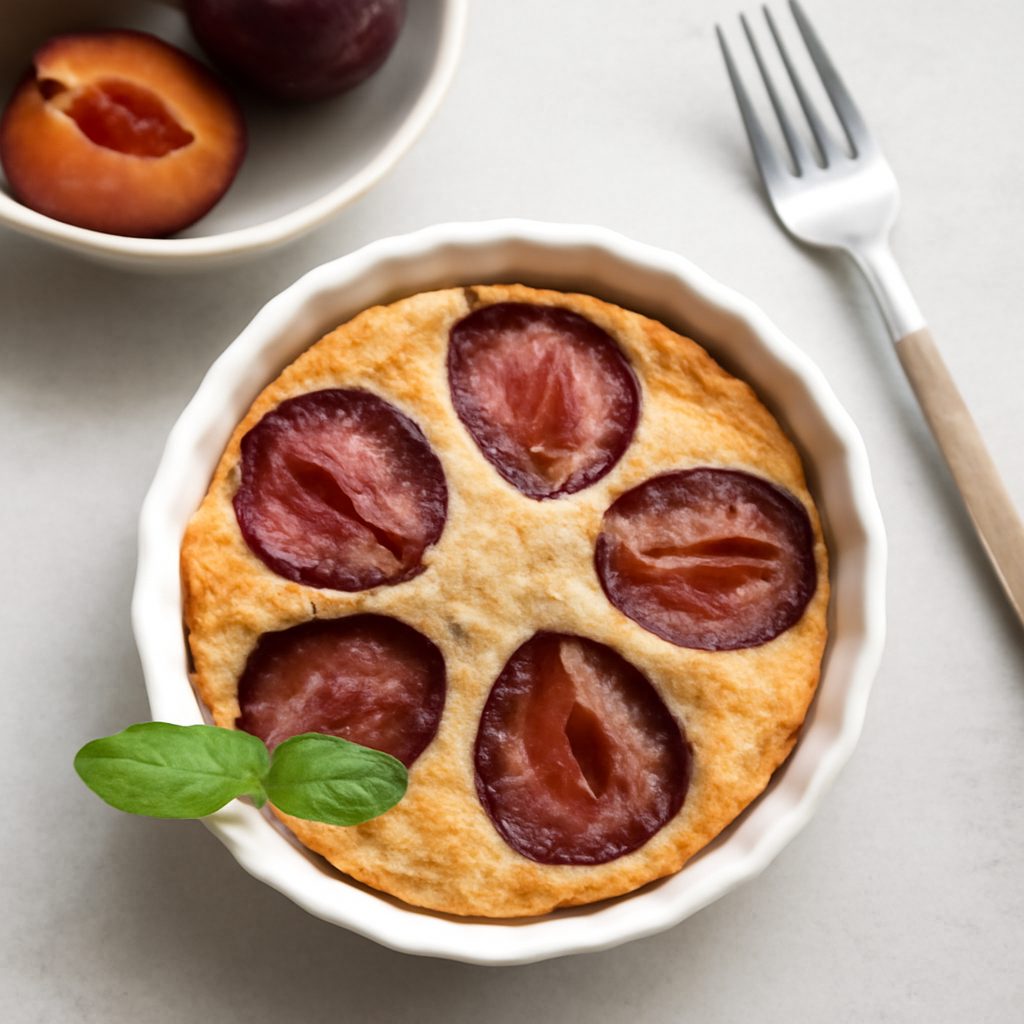 Clafoutis di Prugne Proteico Low-Carb