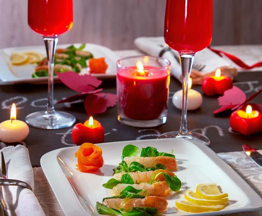 Cocktail di melagrana e scampi marinati (per 2 persone) Protein