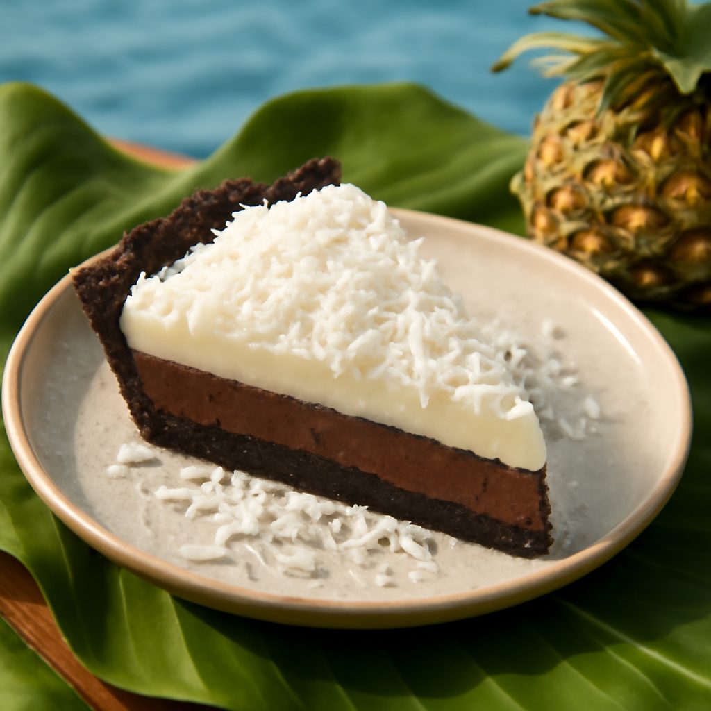 Torta al Cocco (Haupia) e Cioccolato Low Carb