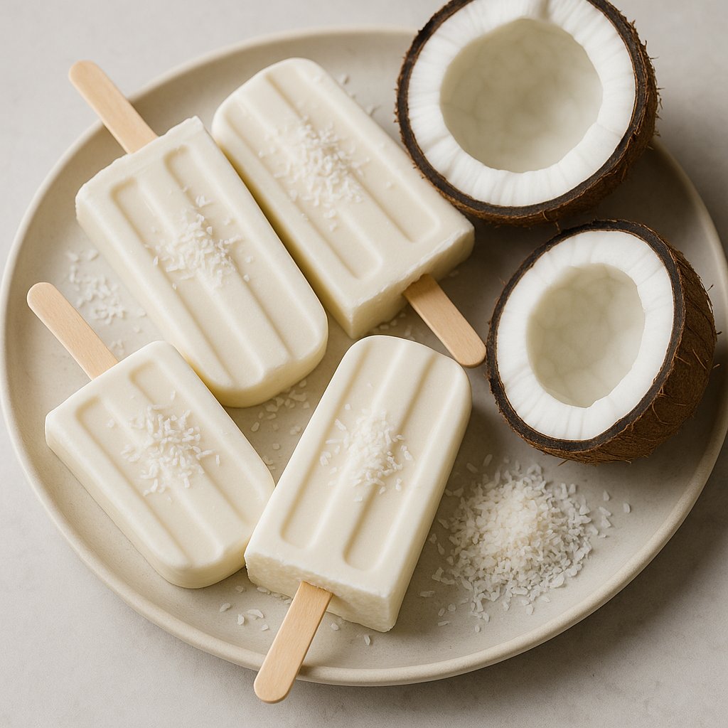 Coconut Popsicles Low Fat