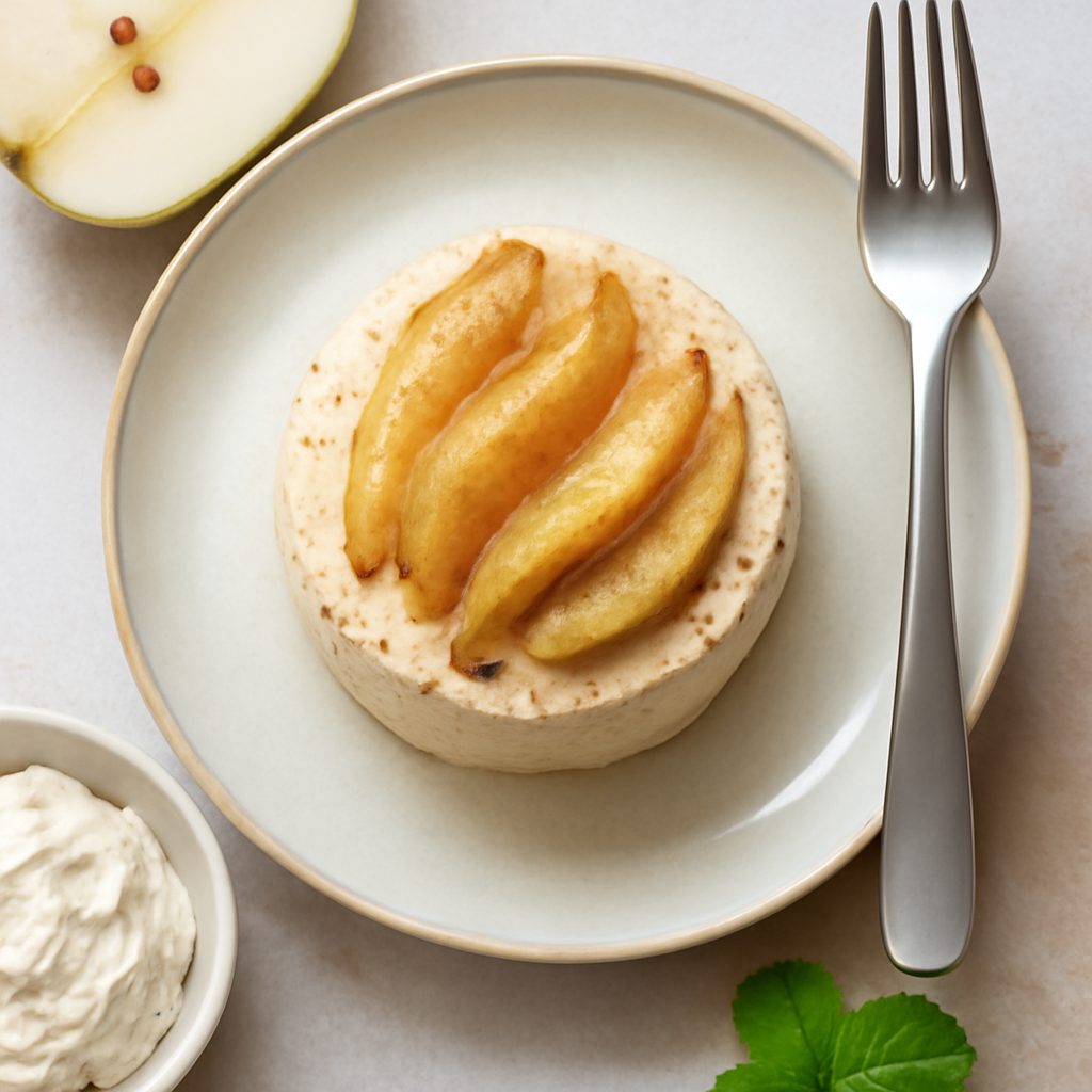 Cocotta di Ricotta e Pere Low Fat